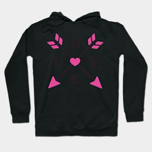 LOVE Arrows Valentine Hoodie